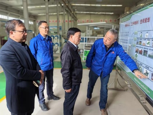 敦煌種業(yè)黨委書記、董事長(zhǎng)劉興斌等到奧凱種機(jī)、慶和農(nóng)業(yè)公司洽談交流